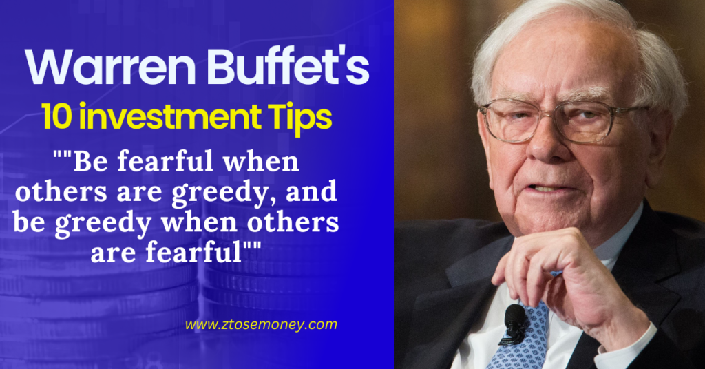 Warren Buffet's Investment Tips